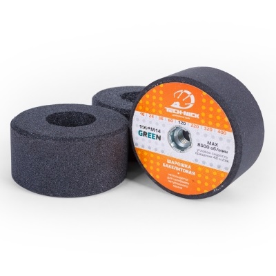 Шарошка бакелитовая прямая Green TECH-NICK D100/M14№/36